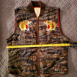 ジャケット・アウター Denim & Supply duck camo down vest M Denim & Supply duck camo down vest M